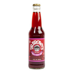 DR.BROWNS BLACK CHERRY SODA 12 OZ BOTTLE