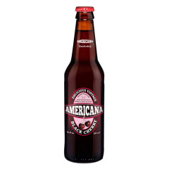 AMERICANA BLACK CHERRY SODA 12 OZ BOTTLE