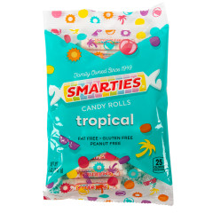 SMARTIES TROPICAL 5 OZ PEG BAG