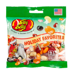 JELLY BELLY HOLIDAY FAVORITES 3.5 OZ PEG BAG