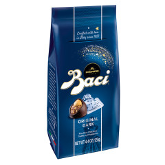 PERUGINA BACI DARK CHOCOLATE WITH HAZELNUTS 4.4 OZ POUCH