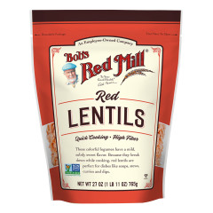 BOB'S RED MILL RED LENTILS 27 OZ POUCH