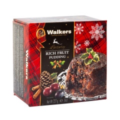 WALKERS RICH FRUIT PUDDING 8 OZ BOX