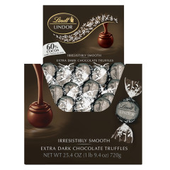 LINDT LINDOR 60% EXTRA DARK TRUFFLE