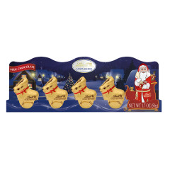 LINDT MILK CHOCOLATE MINI SLEIGH 5 PC 1.7OZ