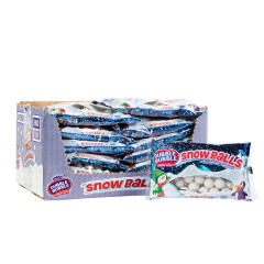 DUBBLE BUBBLE SNOWBALLS GUMBALLS 2.32 OZ BAG