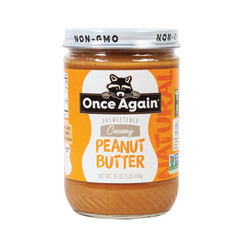 ONCE AGAIN CREAMY SALTED PEANUT BUTTER 16 OZ JAR