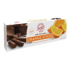 SWEET'S MILK CHOCOLATE ORANGE JELLY STICKS 10.5 OZ BOX *SF DC ONLY*