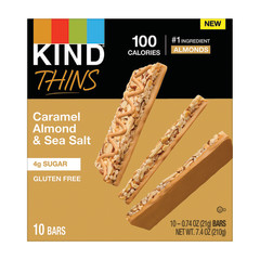 KIND CARAMEL ALMOND SEA SALT THINS 7.4 OZ BOX