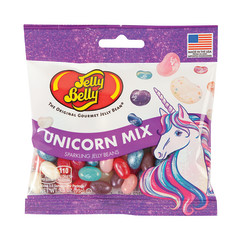 JELLY BELLY UNICORN MIX SPARKLING JELLY BEANS 3.5 OZ PEG BAG