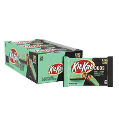 KIT KAT DUOS DARK CHOCOLATE MINT KING SIZE 3 OZ