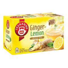 TEEKANNE GINGER LEMON TEA BAGS 20 CT BOX