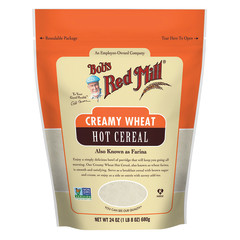 BOB'S RED MILL CREAMY WHEAT FARINA CEREAL 24 OZ BAG