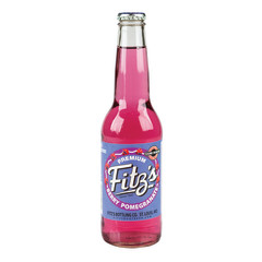 FITZ'S BERRY POMEGRANATE SODA 12 OZ BOTTLE