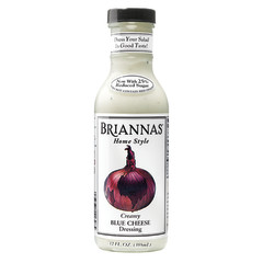 BRIANNAS BLUE CHEESE DRESSING 12 OZ BOTTLE