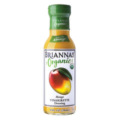 BRIANNAS ORGANIC MANGO VINAIGRETTE 10 OZ BOTTLE