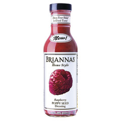 BRIANNAS RASPBERRY POPPY SEED DRESSING 12 OZ BOTTLE