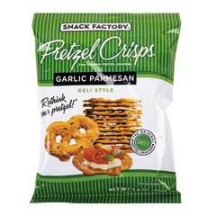 PRETZEL CRISPS GARLIC PARMESAN 1.5 OZ BAG
