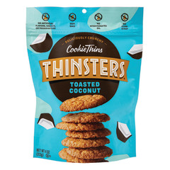 THINSTERS TOASTED COCONUT COOKIE THINS 4 OZ POUCH