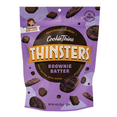 THINSTERS COOKIE THINS  BROWNIE BATTER 4 OZ POUCH