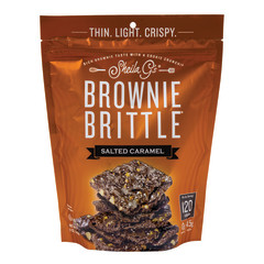 SHEILA G'S SALTED CARAMEL BROWNIE BRITTLE 5 OZ POUCH