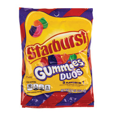 STARBURST GUMMIES DUOS 5.8 OZ PEG BAG