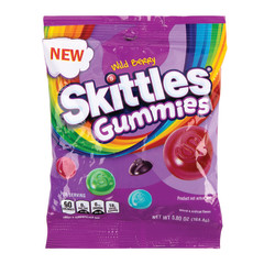 SKITTLES WILD BERRY GUMMIES 5.8 OZ PEG BAG