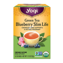YOGI TEA GREEN BLUEBERRY SLIM LIFE 16 CT BOX