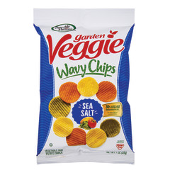 SENSIBLE PORTIONS GARDEN VEGGIE WAVY CHIPS SEA SALT 1 OZ BAG