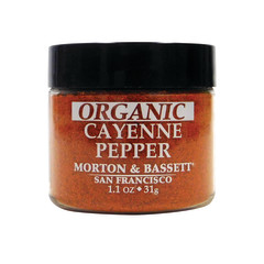 MORTON & BASSETT ORGANIC CAYENNE 1.1 OZ MINI JAR