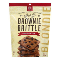 SHEILA G'S BLONDIE CHOCOLATE CHIP BROWNIE BRITTLE 5 OZ POUCH