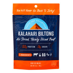 KALAHARI BILTONG ORIGINAL BEEF 2 OZ POUCH