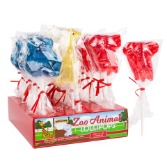 ZOO LOLLIPOPS ASSORTED 0.75 OZ