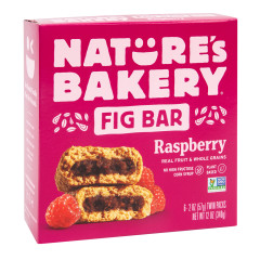 NATURE'S BAKERY RASPBERRY FIG BAR 6 PC 12 OZ BOX