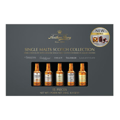 ANTHON BERG SINGLE MALTS SCOTCH 15 PC 8.11 OZ