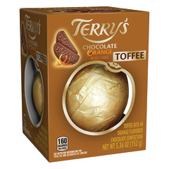 TERRY'S CHOCOLATE ORANGE TOFFEE 5.36 OZ BOX