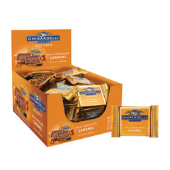 GHIRARDELLI MILK CARAMEL BULK SQUARES 0.53 OZ