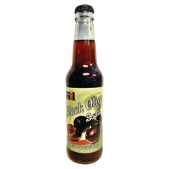 LESTER'S FIXINS BLACK OLIVE SODA 12 OZ BOTTLE