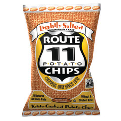 ROUTE 11 LIGHTLY SALTED POTATO CHIPS 2 OZ BAG