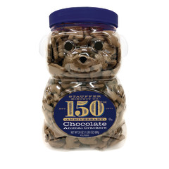 STAUFFER'S CHOCOLATE ANIMAL CRACKER BEARS 24 OZ JUG