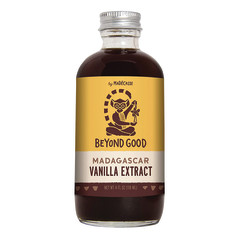 MADECASSE BEYOND GOOD MADAGASCAR PURE VANILLA EXTRACT 4 OZ BOTTLE