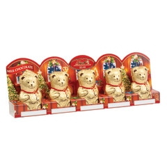 LINDT MILK CHOCOLATE FOILED MINI BEAR 5PC 1.7OZ