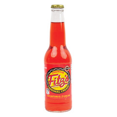 FITZ'S CARDINAL CREAM SODA 12 OZ BOTTLE