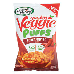 SENSIBLE PORTIONS GARDEN VEGGIE PUFFS SCREAMIN HOT 3 OZ BAG