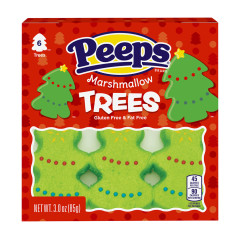 PEEPS MARSHMALLOW TREES 6 PC 3 OZ TRAY