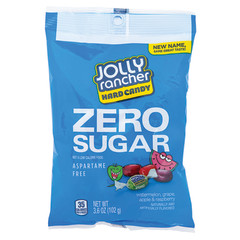 JOLLY RANCHER ZERO SUGAR 3.6 OZ PEG BAG