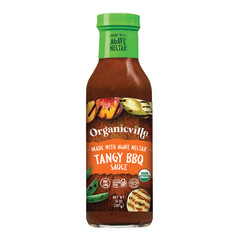 ORGANICVILLE TANGY BBQ SAUCE 14 OZ BOTTLE