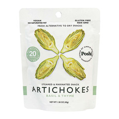 POSHI ARTICHOKE SNACK BASIL & THYME 1.58 OZ