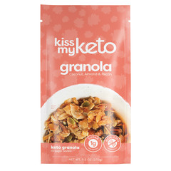 KISS MY KETO COCONUT ALMOND & PECAN GRANOLA 9.5 OZ POUCH