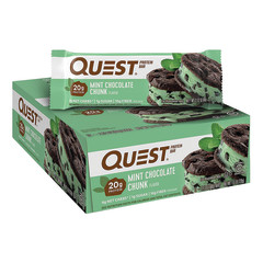 QUEST MINT CHOCOLATE CHIP PROTEIN BAR 2.1 OZ